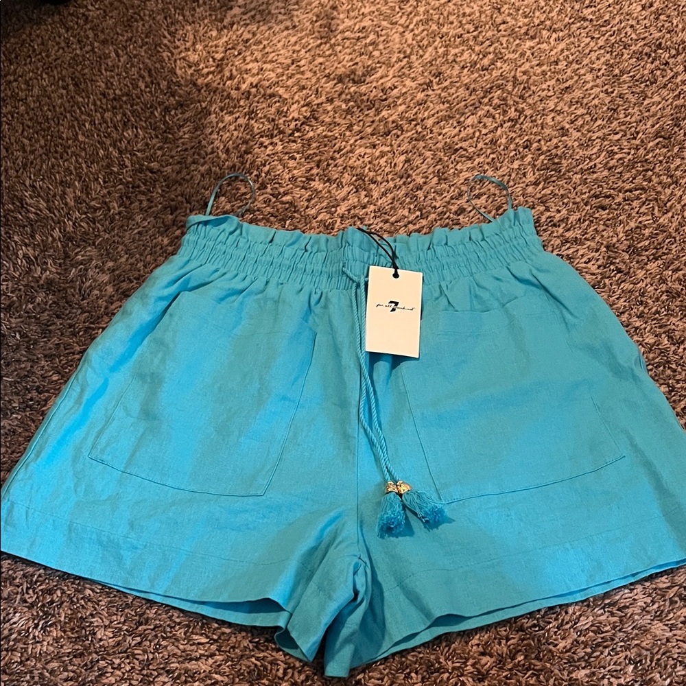 Seven7 Aqua High Waist Shorts